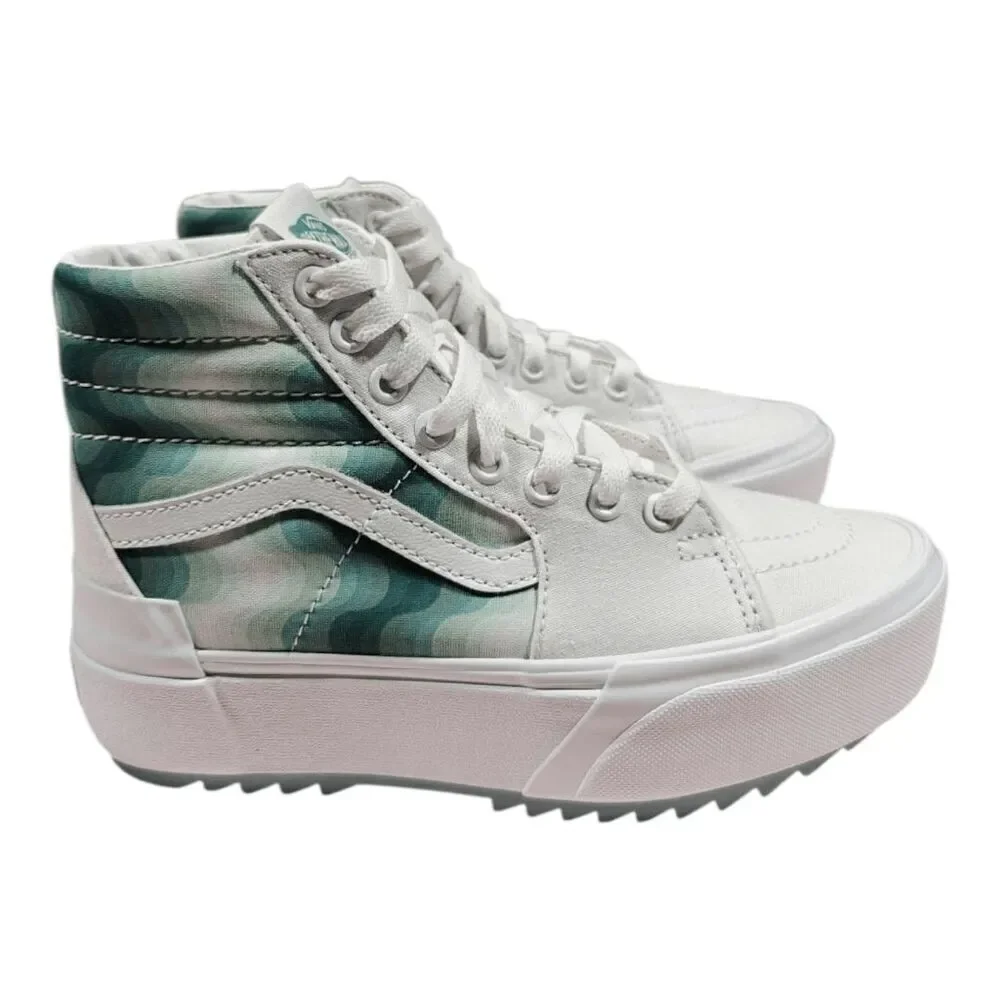 NWOB VANS SK8-Hi Stacked 'Mint Gradient' Sneaker Size 6.5